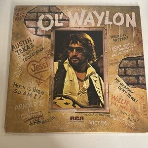 Waylon Jennings Ol’ Waylon Vinyl
